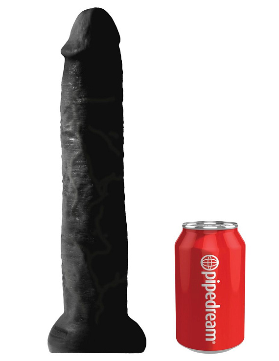 Черный фаллоимитатор-гигант на присоске  13  Cocks - 33 см. от Intimcat