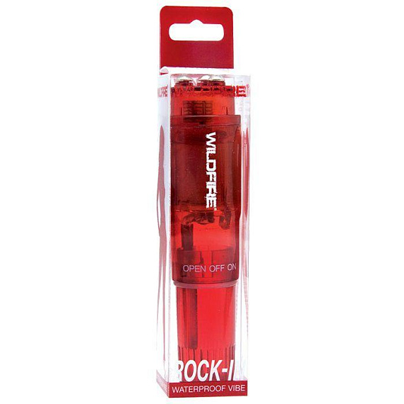 Красная водонепроницаемая виброракета Wildfire Rock-In Waterproof Massager - поливинилхлорид (ПВХ, PVC)