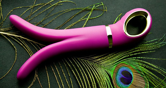 Ярко-розовый анатомический вибромассажер Fun Toys Gvibe 2 - 18 см. - силикон