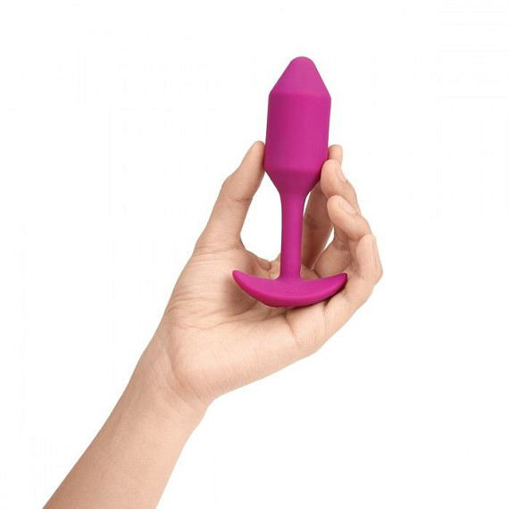Розовая пробка для ношения с вибрацией Snug Plug 2 - 11,4 см. от Intimcat