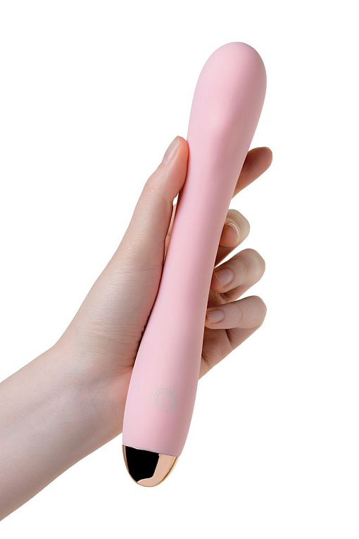 Розовый вибромассажер Eromantica Kristen - 22,5 см. - фото 10