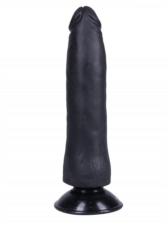 Черный фаллоимитатор-реалистик на присоске №3 - 17 см. Сумерки богов