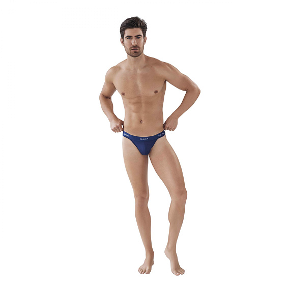 Темно-синие мужские трусы-тонги Venture Thong Clever Masculine Underwear