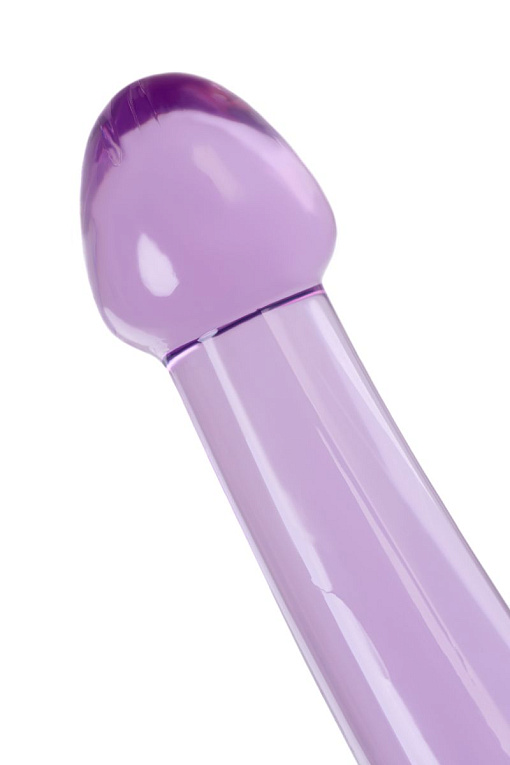 Фиолетовый фаллоимитатор Jelly Dildo M - 18 см. - фото 8