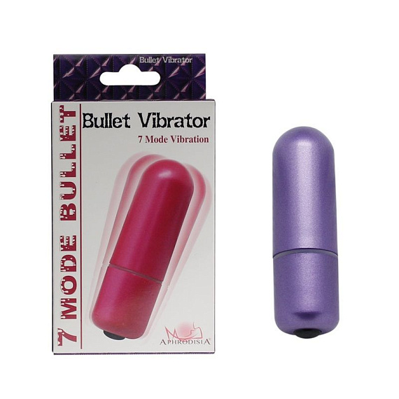 Фиолетовая вибропуля 7 Models Bullet - 5,7 см. от Intimcat