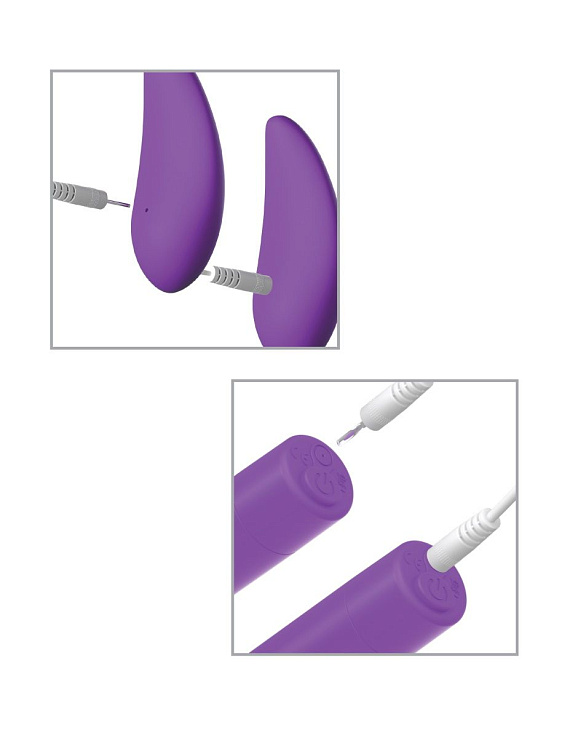 Фиолетовая вибропуля с пультом Rechargeable Remote Control Bullet - 7,62 см. - фото 7
