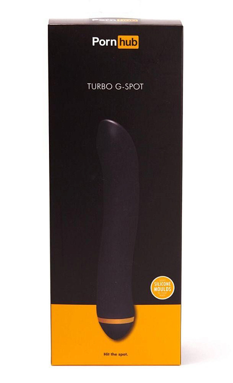 Чёрный вибратор для массажа G-точки Turbo G-Spot - 22,2 см. - фото 5