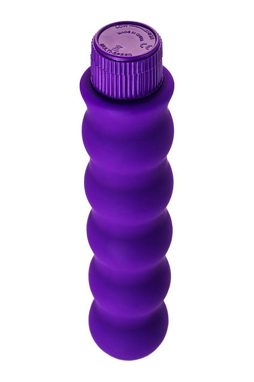 Фиолетовый фигурный вибратор - 17 см. A-toys