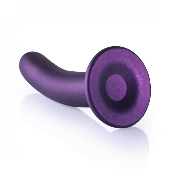 Фиолетовый фаллоимитатор Smooth G-Spot - 17,7 см. Shots Media BV