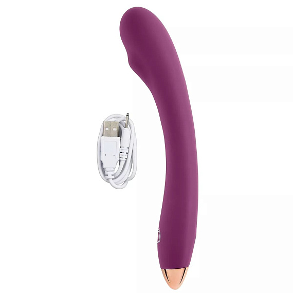 Фиолетовый стимулятор G-точки G-Spot Slim Flexible Vibrator - 22 см. EDC Wholesale