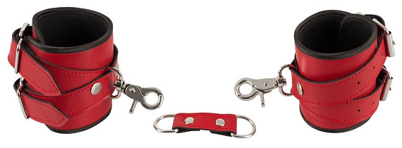 Красный комплект БДСМ-аксессуаров Harness Set - фото 7