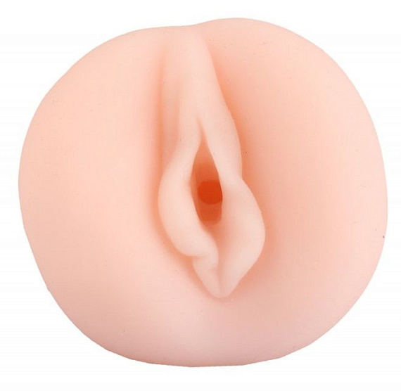 Телесный мастурбатор-вагина STROKER без вибрации - термопластичный эластомер (TPE)