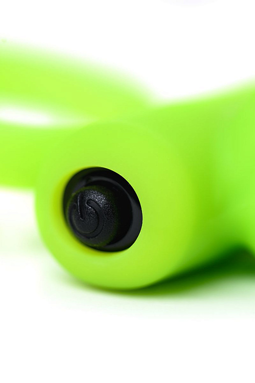 Зеленое виброкольцо на пенис A-Toys - фото 7