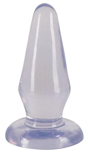 Прозрачная анальная втулка Crystal Clear - 14,5 см.