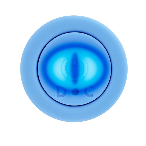 Голубой wand-вибратор Out Of The Blue - 10,5 см. от Intimcat