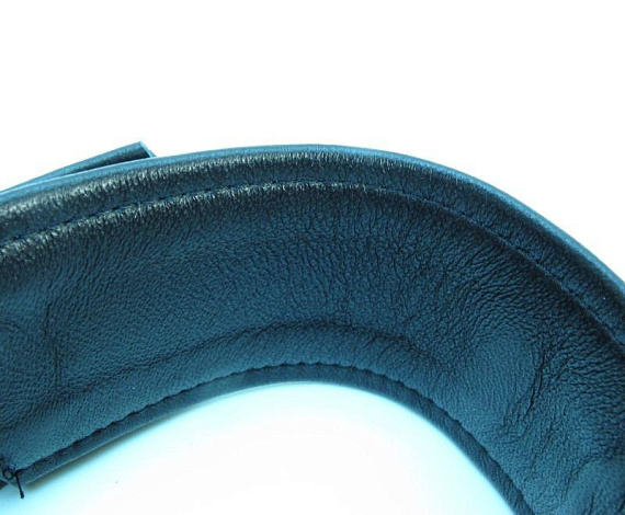 Набор БДСМ-аксессуаров из кожи: ошейник, наручники и оковы - натуральная кожа