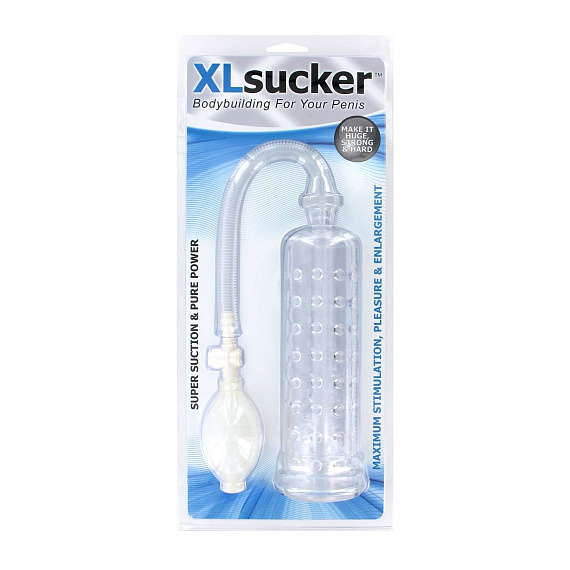 Прозрачная вакуумная помпа XLsucker Penis Pump от Intimcat