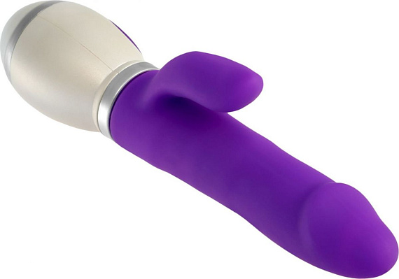 Фиолетовый вибратор-кролик Miss Jessy - 18,5 см. Bradex