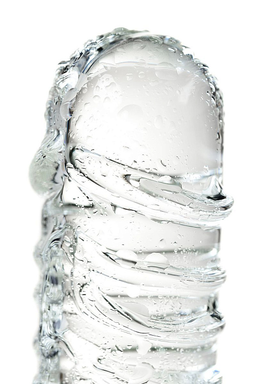 Стеклянный прозрачный фаллоимитатор Sexus Glass - 21 см. - фото 10