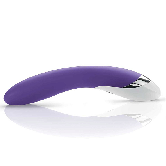 Фиолетовый вибратор Mystim Elegant Eric - 27 см. - силикон