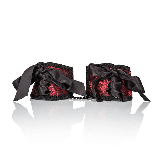 Наручники Scandal Corset Cuffs на завязках California Exotic Novelties