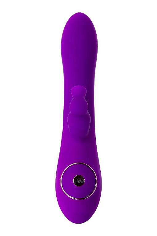 Фиолетовый вибратор с вакуумной стимуляцией клитора JUM - 21 см. от Intimcat