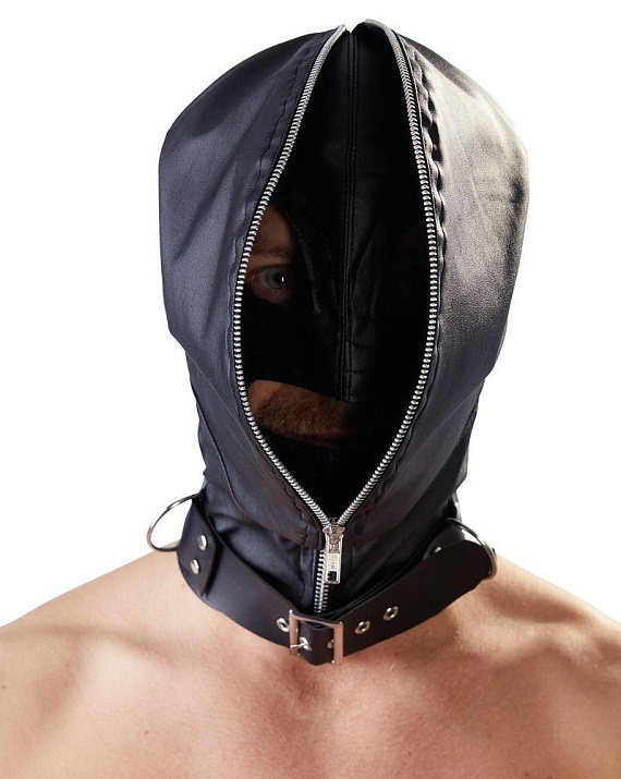 Двухслойный шлем-маска с отверстиями для глаз и рта от Intimcat
