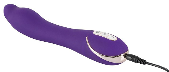 Фиолетовый G-стимулятор с вибрацией Revel - 22,2 см. от Intimcat