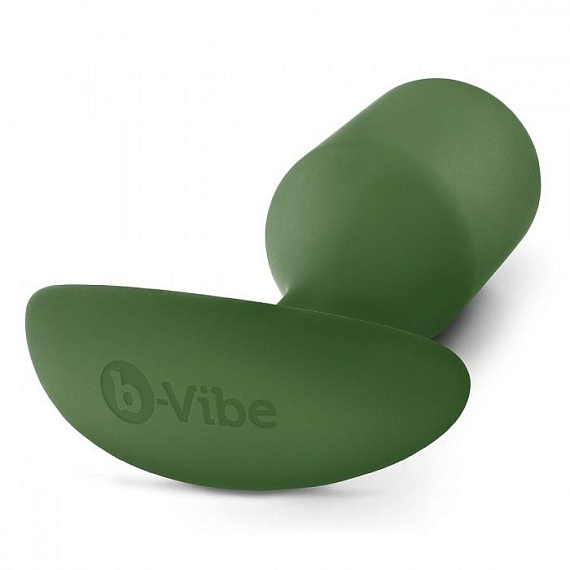 Пробка цвета хаки для ношения B-vibe Snug Plug 4 - 14 см. от Intimcat