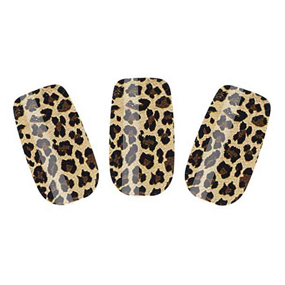 Набор лаковых полосок для ногтей Леопард Nail Foil - 