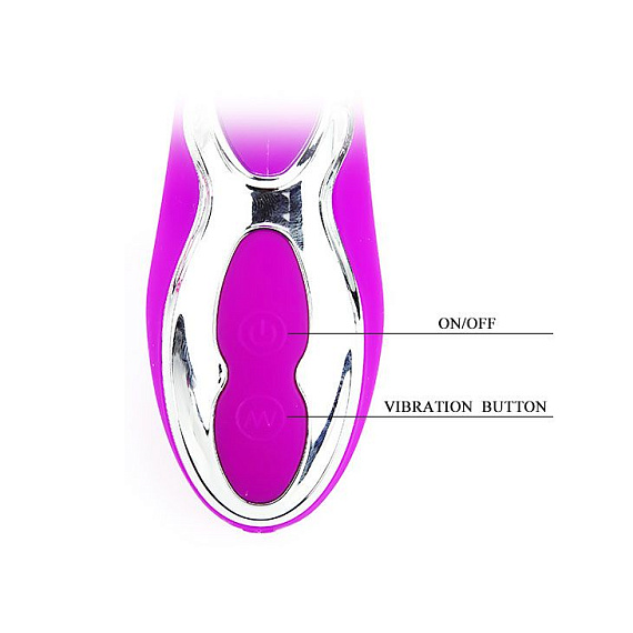 Силиконовый вибратор Wonder с функцией рена прикосновения - 23,5 см. Baile