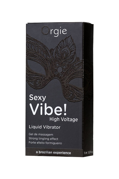 Гель для массажа ORGIE Sexy Vibe High Voltage с эффектом вибрации - 15 мл. - фото 6