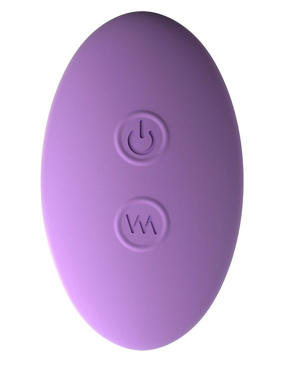 Фиолетовый компактный вибростимулятор Remote Silicone Please-Her Pipedream