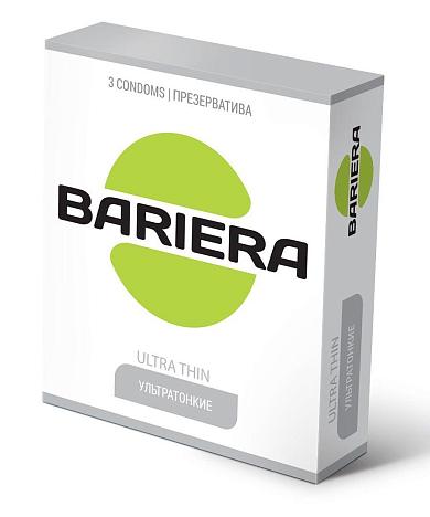 Ультратонкие презервативы Bariera Ultra Thin - 3 шт.