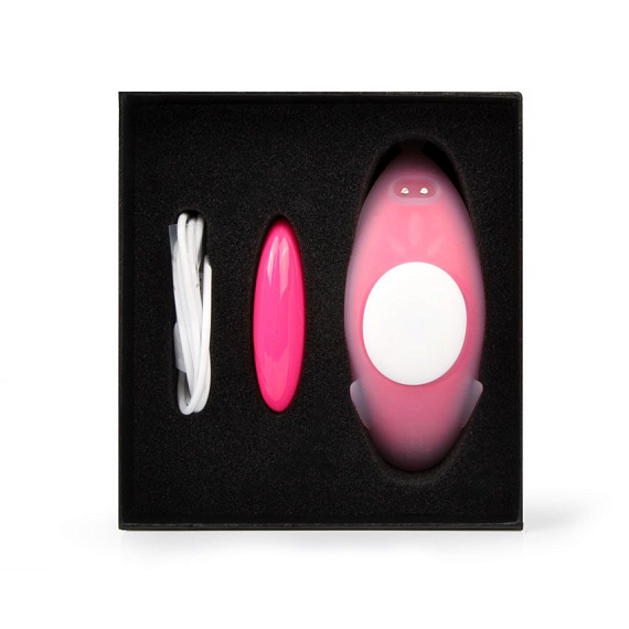 Розовый вибростимулятор Panty Vibrator для ношения в трусиках - фото 6