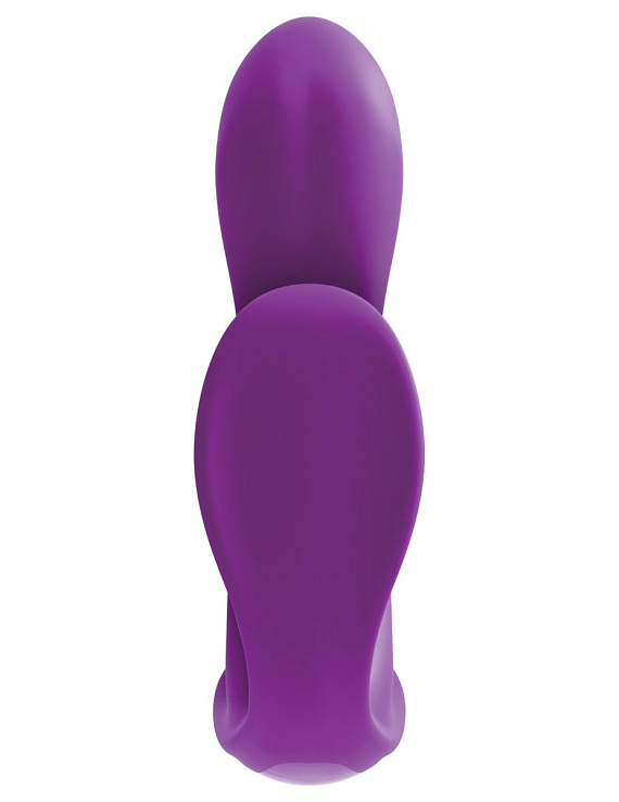 Фиолетовый вибростимулятор с 3 виброотростками Total Ecstasy от Intimcat