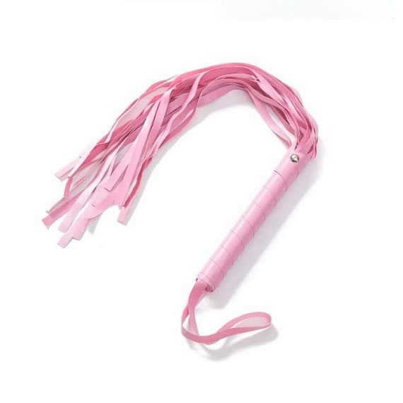 Розовая плеть с петлей - 55 см. от Intimcat