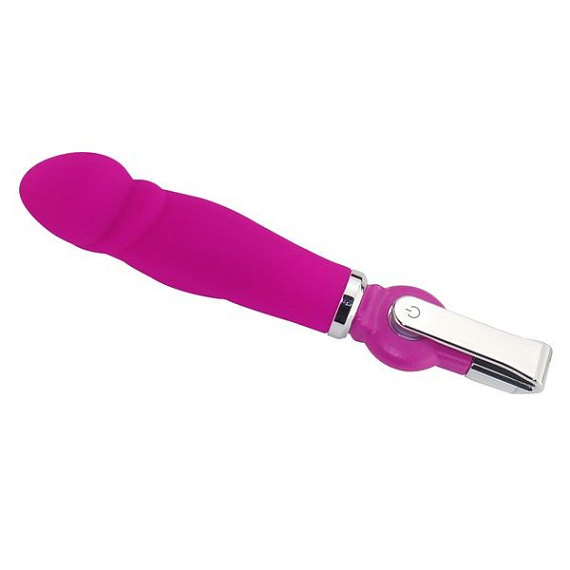 Розовый вибратор ALICE 20-Function Penis Vibe - 17,5 см. - силикон