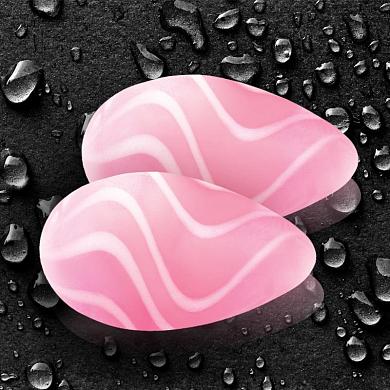 Розовые стеклянные вагинальные шарики CRYSTAL KEGEL EGGS