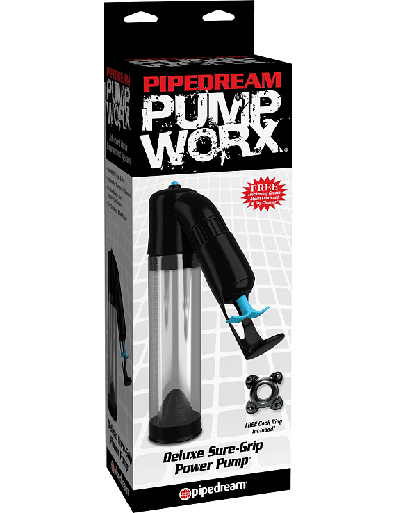 Вакуумная помпа  WORX DELUXE SURE GRIP PUMP - анодированный пластик (ABS)