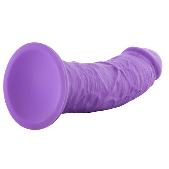 Фиолетовый реалистичный фаллоимитатор Jammy - 20,3 см. - фото 5