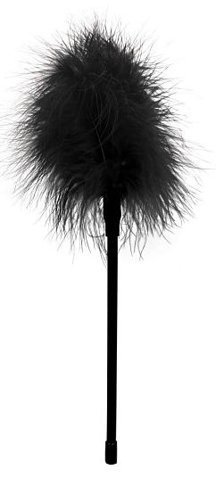 Черная пуховка Feather - 27 см.