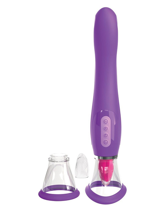 Фиолетовый вакуумный клиторальный стимулятор Her Ultimate Pleasure от Intimcat
