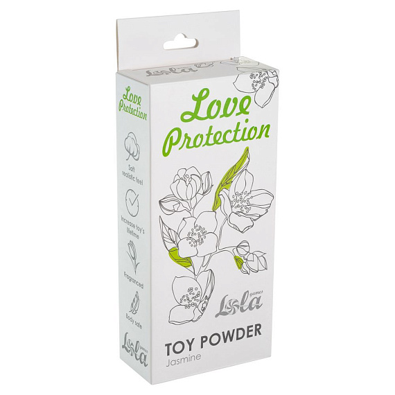 Пудра для игрушек Love Protection с ароматом жасмина - 30 гр. - 