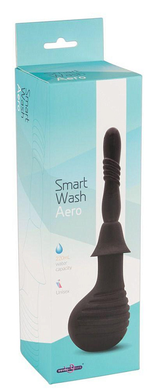 Анальный душ-стимулятор Smart Wash Aero - поливинилхлорид (ПВХ, PVC)
