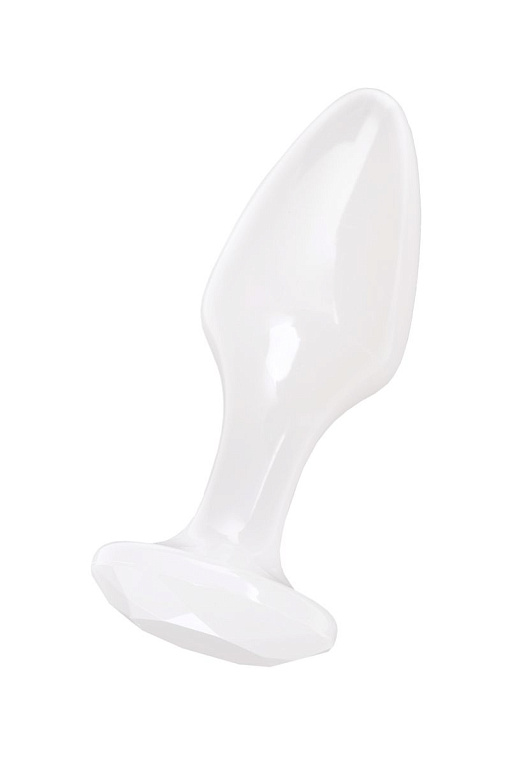 Белая акриловая анальная втулка - 9,5 см. от Intimcat