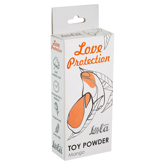 Пудра для игрушек Love Protection с ароматом манго - 15 гр. - 