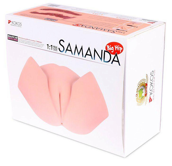 Мастурбатор-полуторс с вагиной и анусом Samanda от Intimcat