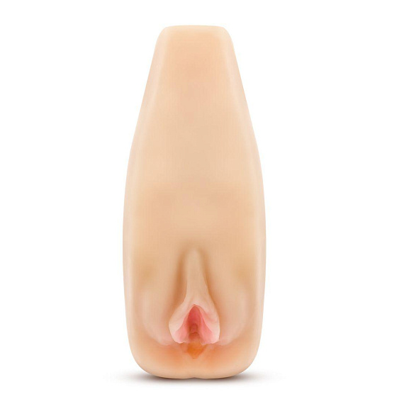 Телесный мастурбатор-вагина M for Men Amber - термопластичный эластомер (TPE)