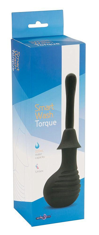 Анальный душ-стимулятор Smart Wash Torque - поливинилхлорид (ПВХ, PVC)